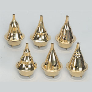 BRASS INCENSE CONES