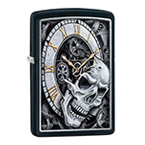 Zippo #29854 Skull Clock