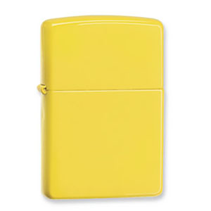 Zippo #24839 Lemon Matte Yellow Zippo Lighter