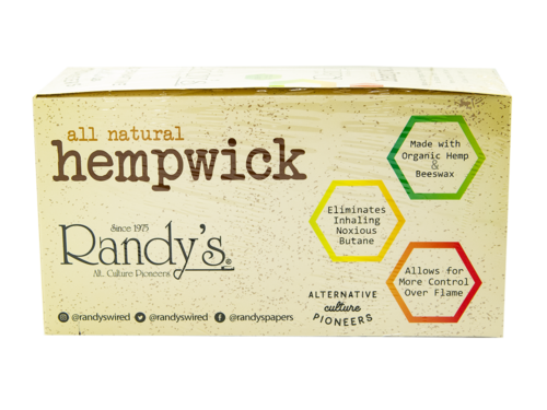 Randy's Hemp Wick 100ft 6ct