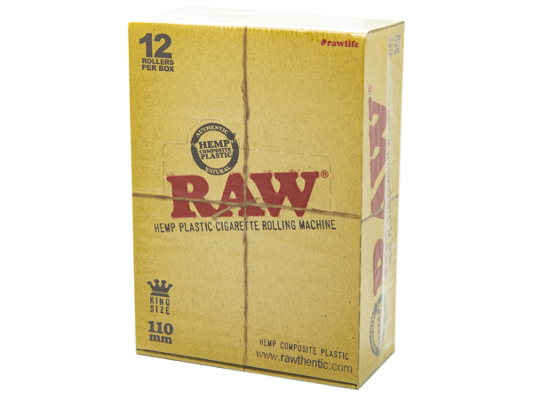 Raw 110mm King Size Rolling Machine 12ct