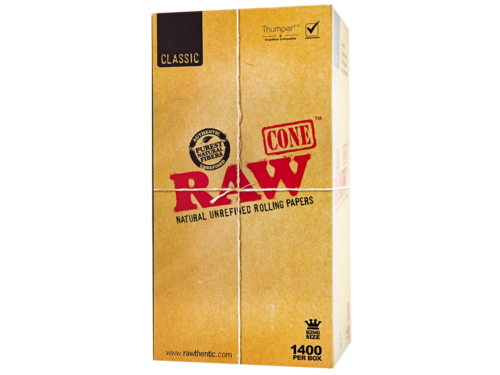 Raw 1400ct Bulk King Size Cones