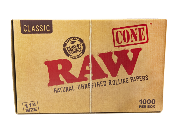 Raw Cones 1¼ 1000ct