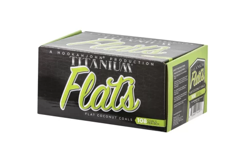 Hookah John Titanium Flats 108 Pieces
