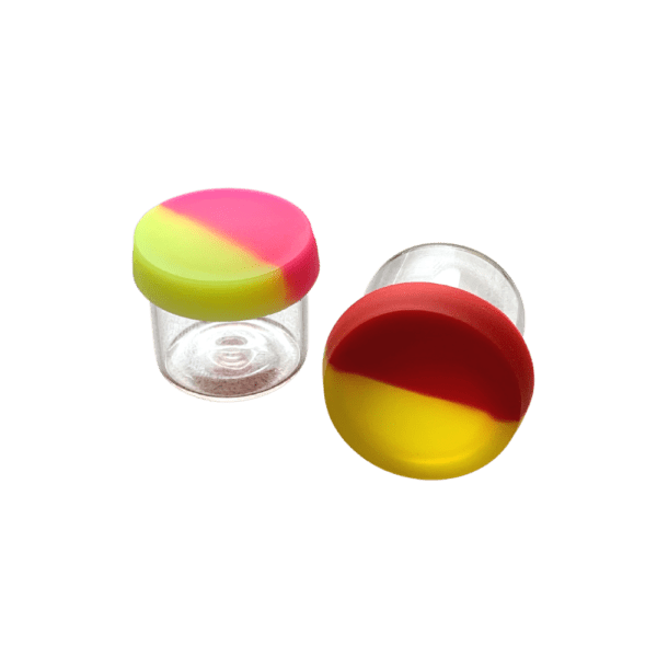 6 mL Glass Silicone Push Top - Image 2