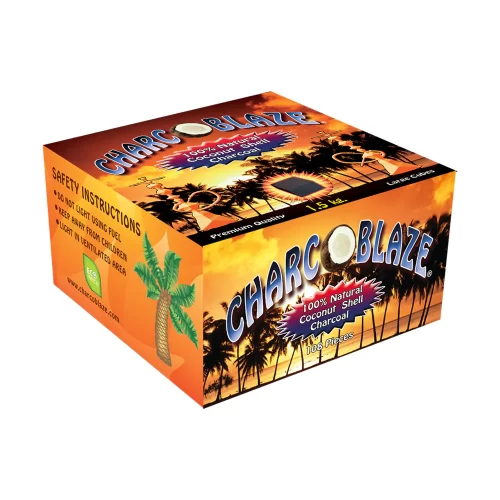 CharcBlaze Natural Coconut Shell Charcoal