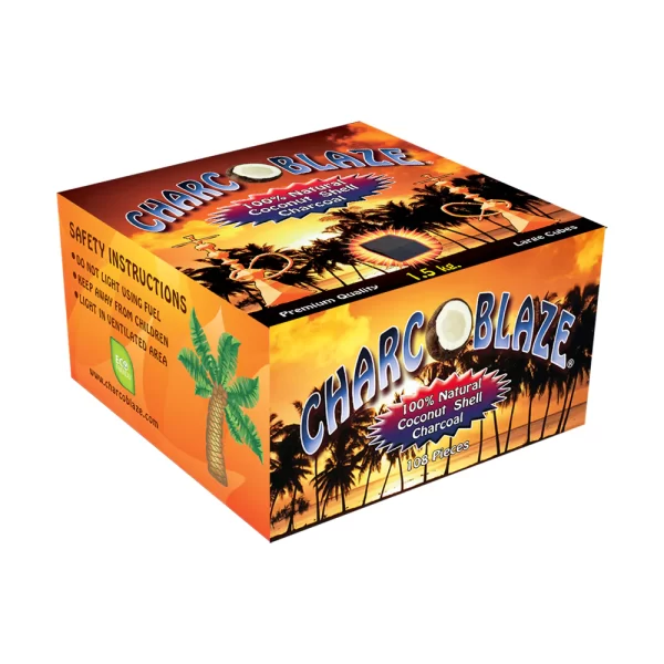 CharcBlaze Natural Coconut Shell Charcoal