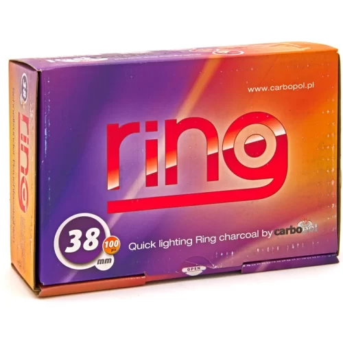 Quick Lighting Ring Charcoal by Carbopol 38 mm