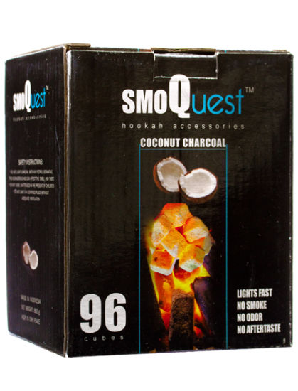 SmoQuest Coconut Charcoal 96 Cubes