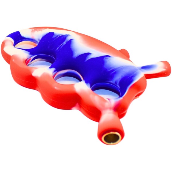 Brass Knuckle Silicone Pipe - Image 8