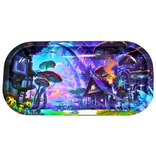 3D MAGNET TOP TRAY SMALL (PSYCHEDELIC SPACE HOUSE) 4" X 8"