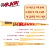 RAW Classic Authentic 5 Stage Rawket 15 Packs / 5 Cones Per Pack / 75 Cones Per Box - Image 2