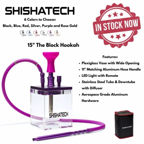 15" Block Hookah (Shishatech)