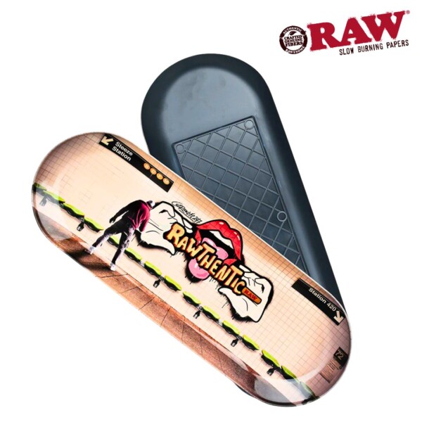 RAW Graffiti Deck Skateboard Rolling Tray - Image 5