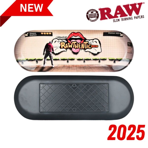 RAW Graffiti Deck Skateboard Rolling Tray - Image 7