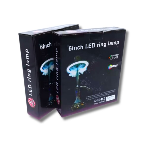 HOOKAH LED RING LAMP 6" - Image 7