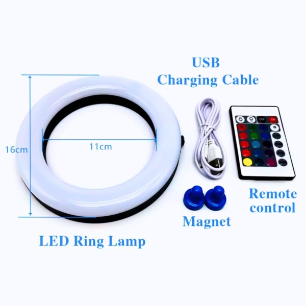 HOOKAH LED RING LAMP 6" - Image 10