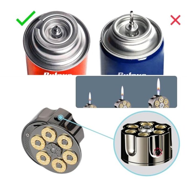 REVOLVER 16CT LIGHTERS - Image 6