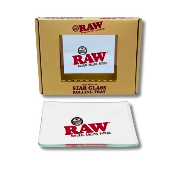 RAW Star Glass Rolling Tray - Image 2