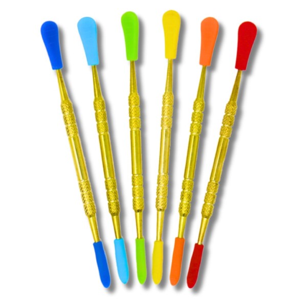 SILICONE TIP DABBER GOLD (VARIOUS TIP COLORS) - Image 2