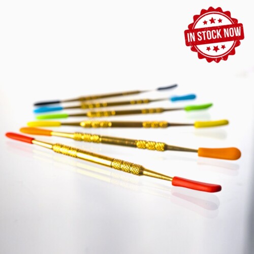 SILICONE TIP DABBER GOLD (VARIOUS TIP COLORS)