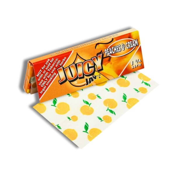 JUICY JAY'S FLAVORED PAPERS ORANGE 1 1/4 SIZE - Image 2
