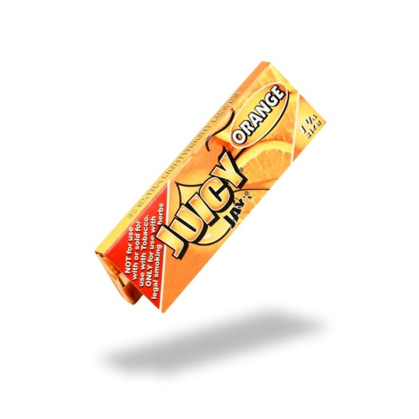 JUICY JAY'S FLAVORED PAPERS ORANGE 1 1/4 SIZE - Image 3
