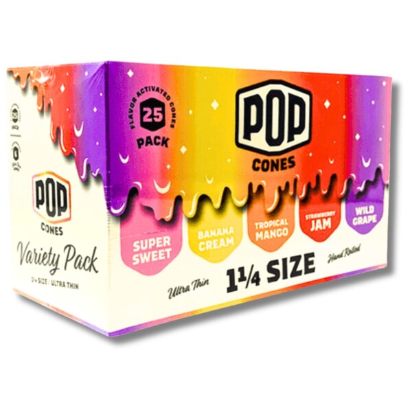 POP CONES VARIETY PACK - FLAVOR ACTIVATED CONES 25 PACK - Image 2