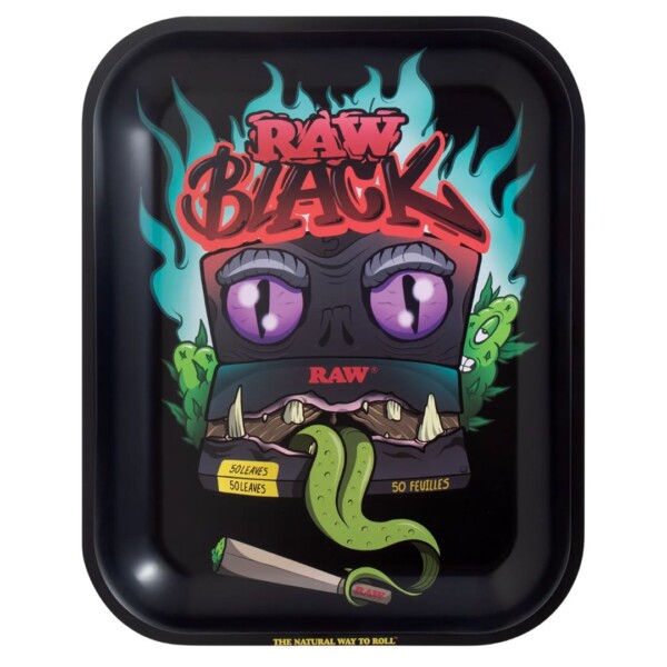Raw Black Monster Rolling Tray - Image 2