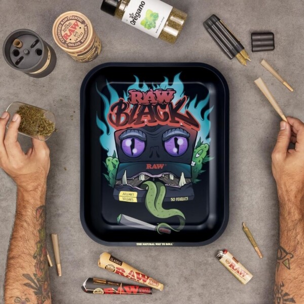 Raw Black Monster Rolling Tray - Image 7