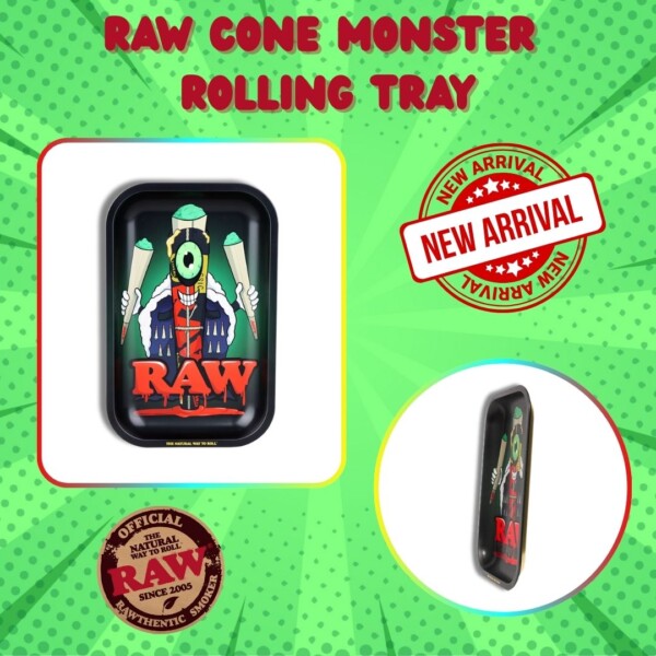 RAW CONE MONSTER ROLLING TRAY